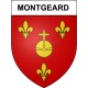 Montgeard 31 ville Stickers blason autocollant adhésif