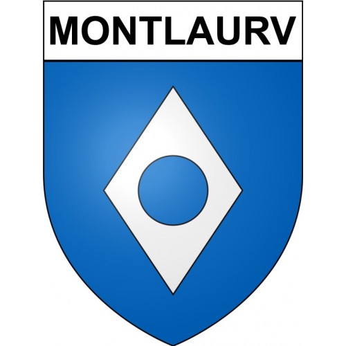 Montlaur 31 ville Stickers blason autocollant adhésif