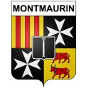 Stickers coat of arms Bazas adhesive sticker