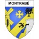 Montrabé 31 ville Stickers blason autocollant adhésif