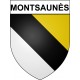 Montsaunès 31 ville Stickers blason autocollant adhésif