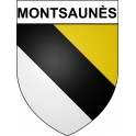 Montsaunès 31 ville Stickers blason autocollant adhésif