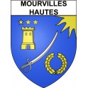 Mourvilles-Hautes 31 ville Stickers blason autocollant adhésif