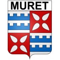 Muret 31 ville Stickers blason autocollant adhésif