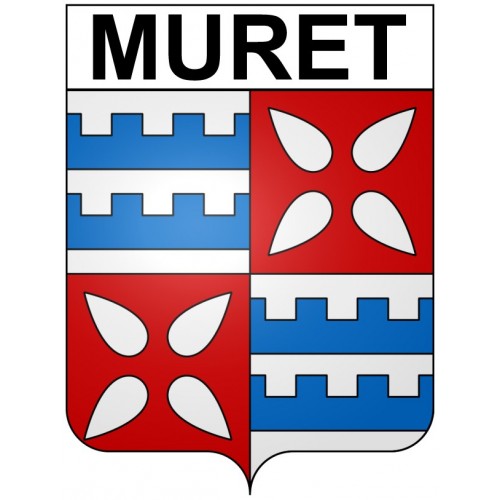 Muret 31 ville Stickers blason autocollant adhésif