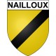 Nailloux 31 ville Stickers blason autocollant adhésif