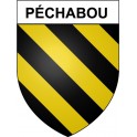 Péchabou 31 ville Stickers blason autocollant adhésif