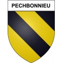 Pechbonnieu 31 ville Stickers blason autocollant adhésif