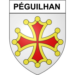 Péguilhan 31 ville Stickers blason autocollant adhésif