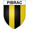 Pibrac 31 ville Stickers blason autocollant adhésif