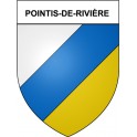 Pointis-de-Rivière 31 ville Stickers blason autocollant adhésif