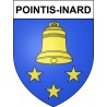 Pointis-Inard 31 ville Stickers blason autocollant adhésif