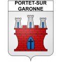 Portet-sur-Garonne 31 ville Stickers blason autocollant adhésif
