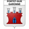 Portet-sur-Garonne 31 ville Stickers blason autocollant adhésif