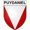 Puydaniel 31 ville Stickers blason autocollant adhésif