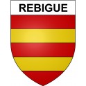 Rebigue 31 ville Stickers blason autocollant adhésif