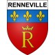 Renneville 31 ville Stickers blason autocollant adhésif