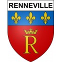 Stickers coat of arms Bazas adhesive sticker