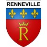 Renneville 31 ville Stickers blason autocollant adhésif