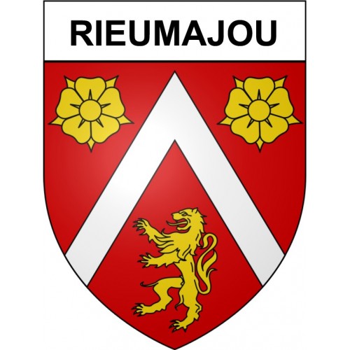 Rieumajou 31 ville Stickers blason autocollant adhésif