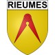 Rieumes 31 ville Stickers blason autocollant adhésif