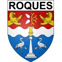Roques 31 ville Stickers blason autocollant adhésif