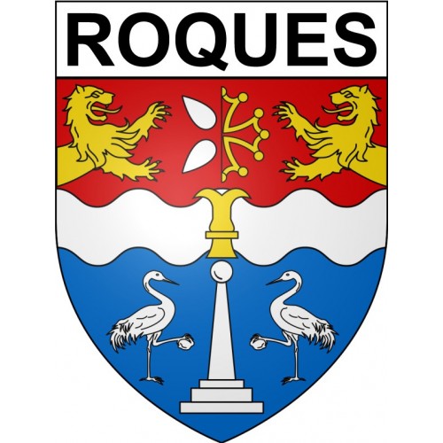 Stickers coat of arms Bazas adhesive sticker