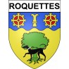 Roquettes 31 ville Stickers blason autocollant adhésif