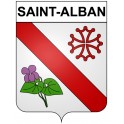 Bazas Sticker wappen, gelsenkirchen, augsburg, klebender aufkleber