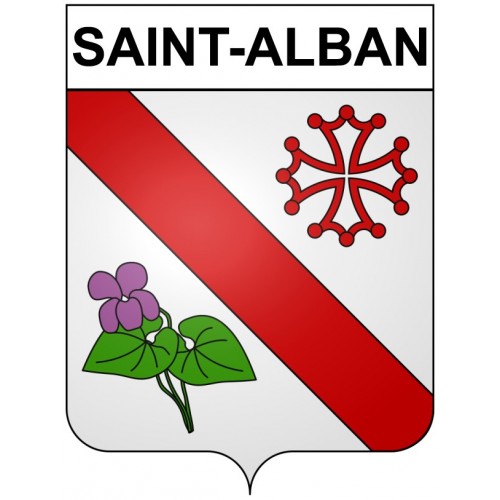 Stickers coat of arms Bazas adhesive sticker