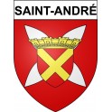 Stickers coat of arms Bazas adhesive sticker