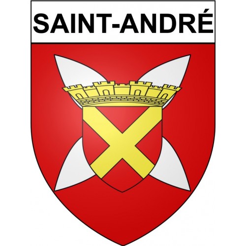 Saint-André 31 ville Stickers blason autocollant adhésif