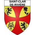 Stickers coat of arms Bazas adhesive sticker
