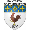 Sainte-Foy-de-Peyrolières 31 ville Stickers blason autocollant adhésif