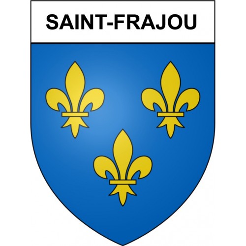 Saint-Frajou 31 ville Stickers blason autocollant adhésif