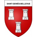 Stickers coat of arms Bazas adhesive sticker