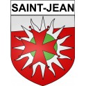 Saint-Jean 31 ville Stickers blason autocollant adhésif