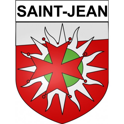 Stickers coat of arms Bazas adhesive sticker