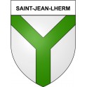 Saint-Jean-Lherm 31 ville Stickers blason autocollant adhésif