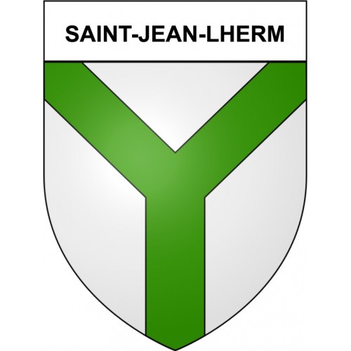 Saint-Jean-Lherm 31 ville Stickers blason autocollant adhésif