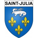 Stickers coat of arms Bazas adhesive sticker