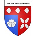 Saint-Julien-sur-Garonne 31 ville Stickers blason autocollant adhésif