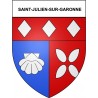 Stickers coat of arms Bazas adhesive sticker