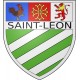 Saint-Léon 31 ville Stickers blason autocollant adhésif