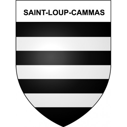 Stickers coat of arms Bazas adhesive sticker