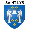 Saint-Lys 31 ville Stickers blason autocollant adhésif