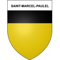 Stickers coat of arms Bazas adhesive sticker