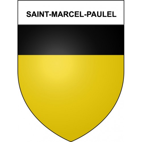 Stickers coat of arms Bazas adhesive sticker