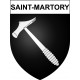 Saint-Martory 31 ville Stickers blason autocollant adhésif