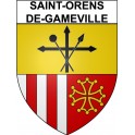 Stickers coat of arms Bazas adhesive sticker